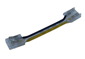 CAB50mm-2CLIP-COB608DW - Cable 50mm with LED strip clip each end, COB608 Dual-White