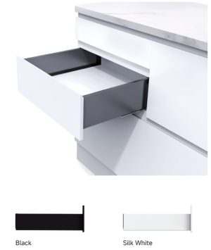HugoBox Slim Metal Drawer 116mm Height